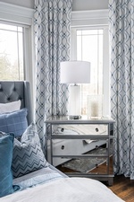 Side Table with Accents besides Bed - Bedroom Renovations Newmarket by Royal Interior Design Ltd