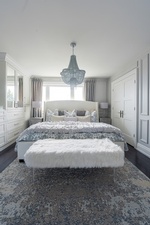 Faux Fur Bed End Bench - Bedroom Decor Markham by Royal Interior Design Ltd