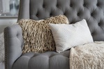 Decorative Throw Pillows on Couch - Bedroom Renovation Vaughan by Royal Interior Design Ltd