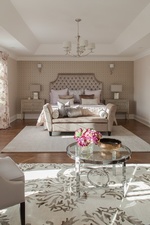 Neutral earth tones with a touch of lilacs