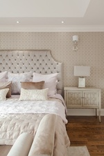 Queen Size Bed with Throw Pillows - Bedroom Renovation Services Vaughan by Royal Interior Design Ltd