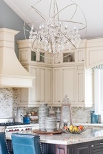 Modern Crystal Chandelier Newmarket  Kitchen Renovations by Royal Interior Design Ltd