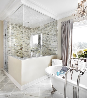 Pure Elegance Bathroom Renovation Stouffville - Royal Interior Design Ltd.