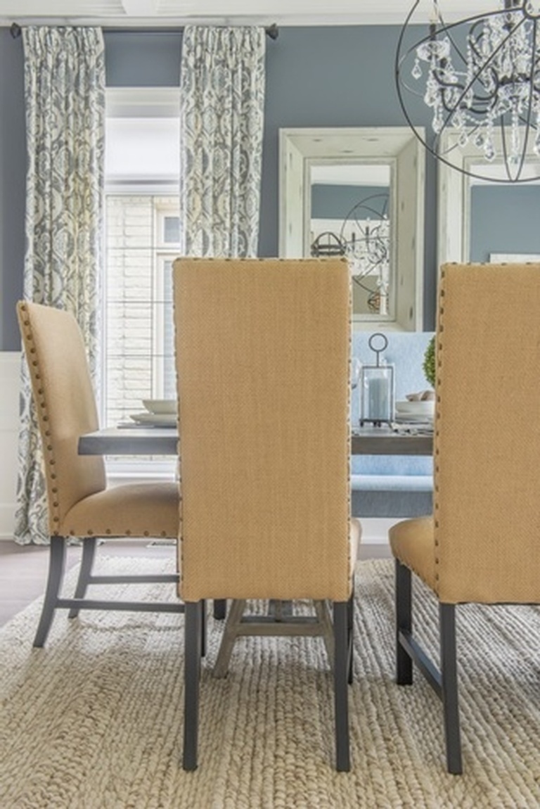 Tall Dining Chairs - Dining Room Renovations Stouffville ON by Royal Interior Design Ltd