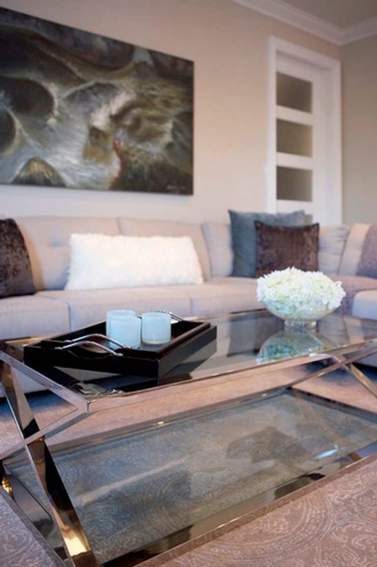 Accents on Coffee Table - Living Space Decorating Services Newmarket by Royal Interior Design Ltd