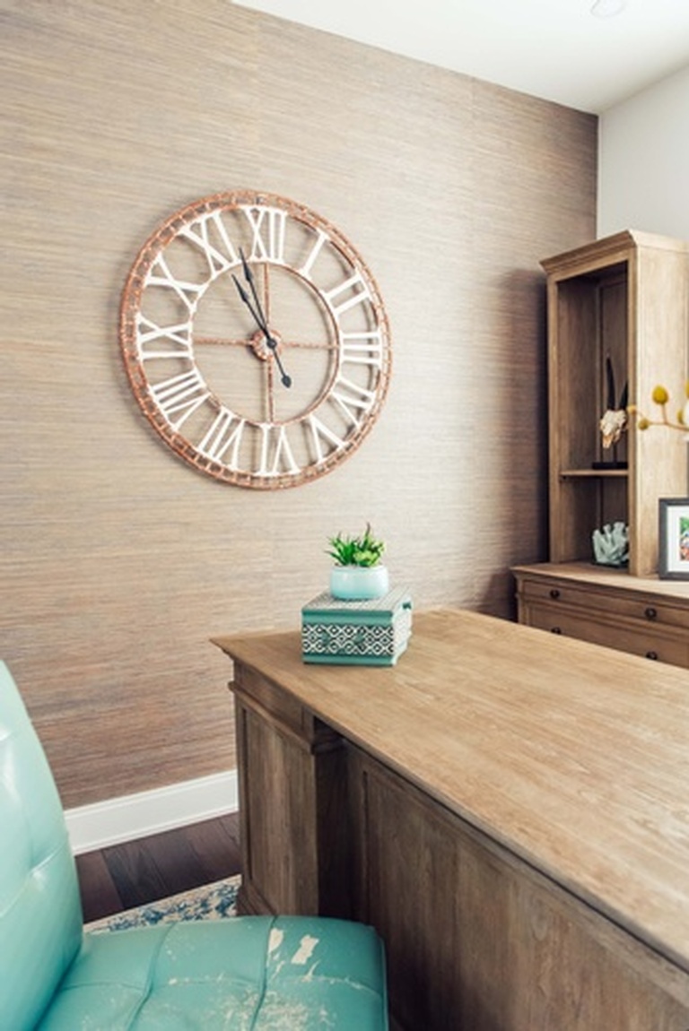 Analog Clock on Wall - Office Decoration Service GTA by Royal Interior Design Ltd