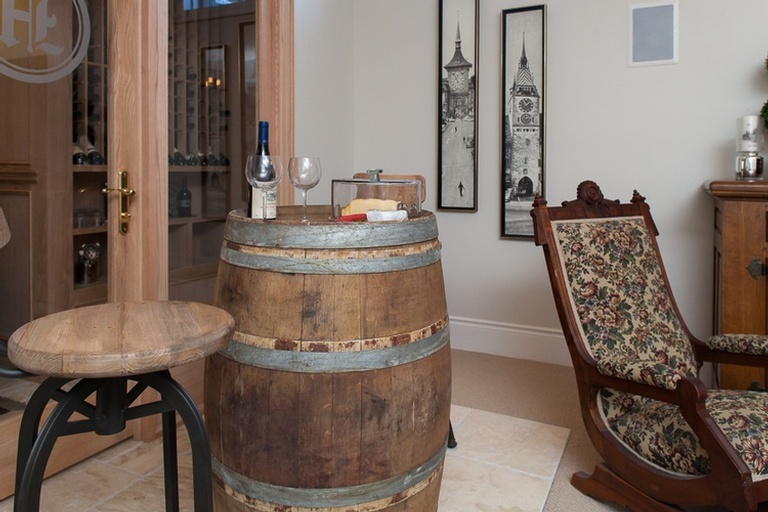 Wooden Wine Cellar Cabinets Design by Royal Interior Design Ltd