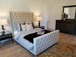 Beautiful Grey Colour Bed - Urban 57 Home Decor & Interior Design, Furniture Store in Sacramento