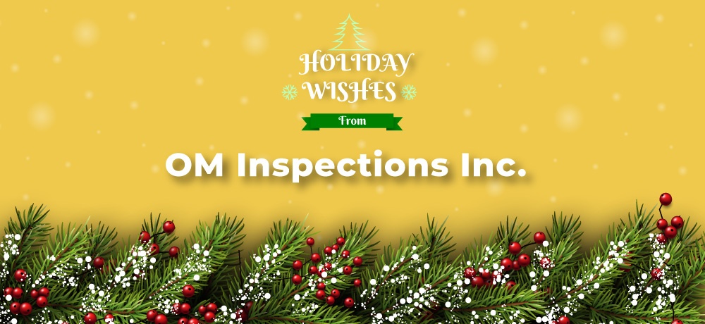 Season’s Greetings From OM Inspections Inc. in Toronto, ON