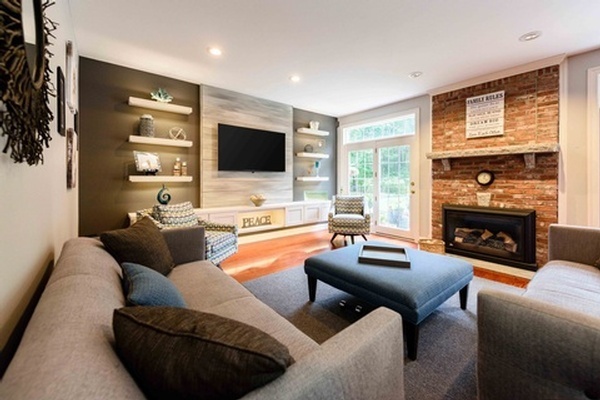 Family Rooms Design and Remodeling Services by Brookline Interior Designer - Tout Le Monde Interiors