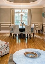 Custom Dining Room Interior Design by Interior Decorators Southern, NH at Tout Le Monde Interiors