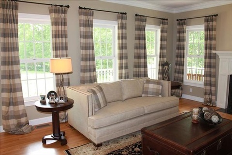 Westford, MA - Living Room After Decorating by Tout Le Monde Interiors