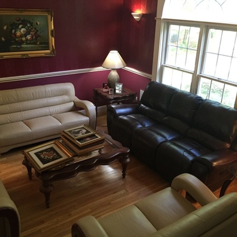 Functional Living Room After Renovation in Amherst, NH