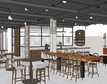 Fickle Wood Ciderworks Interior Design by Commercial Interior Designers in Los Angeles CA - Citron Design Group