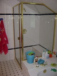 Shower Room - Before Residential Interior Design Services in Calgary by Method Residential Design