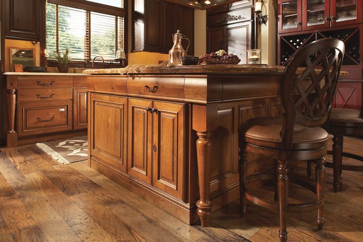 Wood Kitchen Countertops by Old Castle Home Design Center 