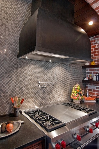 Modern Kitchen Backsplash Design by Old Castle Home Design Center in Atlanta GA