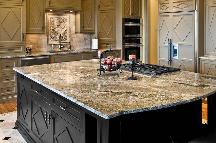 Granite Kitchen Countertop designed  by Old Castle Home Design Center in Atlanta