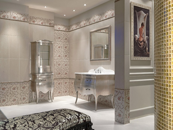 Ceramic Bathroom Flooring in Atlanta by Old Castle Home Design Center