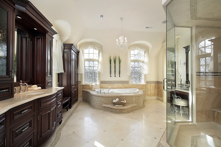 Modern Bathroom Tiles by Old Castle Home Design Center 