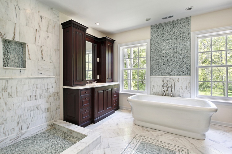 Mosaic Bathroom Tiles Atlanta by Old Castle Home Design Center