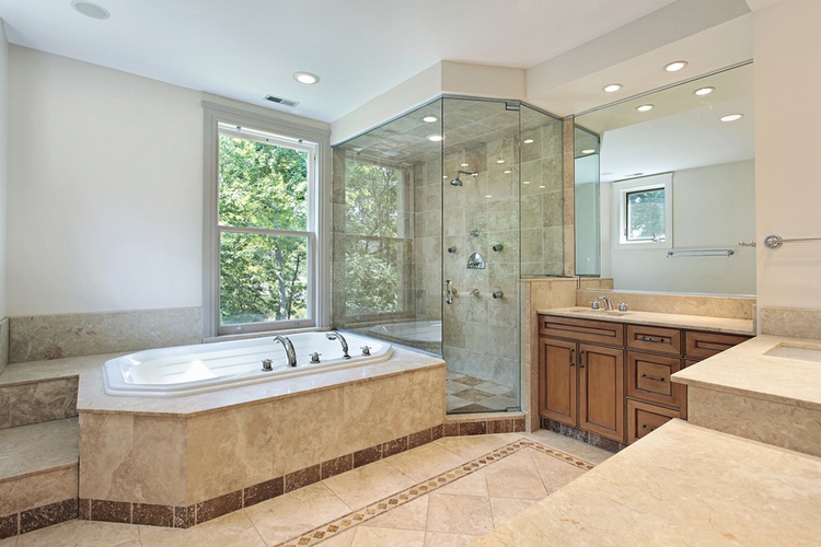Contemporary Bathroom Tiles in Atlanta by Old Castle Home Design Center
