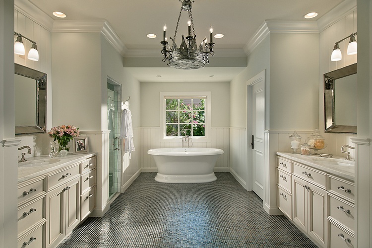Mosaic Bathroom Floor Tiles by Old Castle Home Design Center