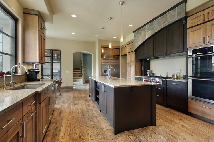 Hardwood Kitchen Floors by Old Castle Home Design Center