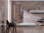 Modern Marble Bathroom Design by Old Castle Home Design Center