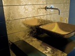 Ceramic Golden Bath Tiles in Atlanta by old Castle Home Design Center 