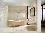 Beige Ceramic Bathroom Tiles by Old Castle Home Design Center