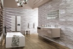 Textured Wall Tiles for Bathroom by Old Castle Home Design Center