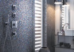 Best Glass Mosaic Tiles for Shower room by Old Castle Home Design Center