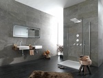 Grey Porcelain Wall and Floor Tiles by Old Castle Home Design Center 