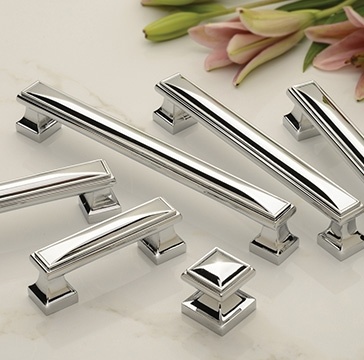 Chrome Finish Kitchen Cabinet Handles Toronto ON at Handle This