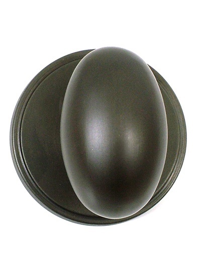 Oval Door Knob with Plain Backplate - Buy Cabinet Knobs Bradford at Handle This