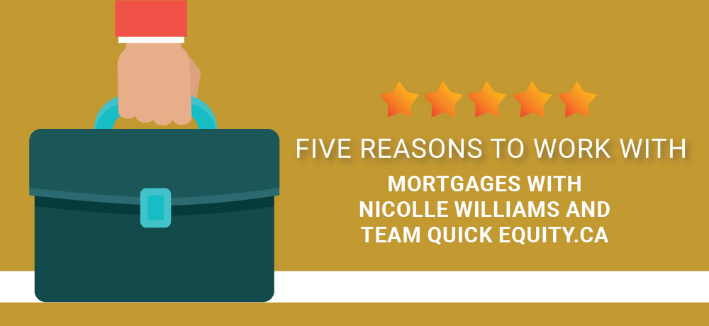 Why You Should Choose Mortgages with Nicolle Williams and Team Quick Equity.ca!