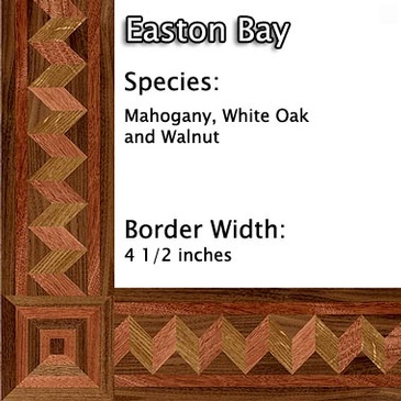 Easton Bay Hardwood Floor Border Sample - Al Havner and Sons Hardwood Flooring