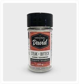 The Original by David Inc. Steak . Bifteck Seasoning - Salt Free Food Products 