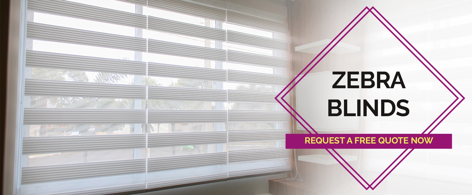 Zebra Blinds, Shades by DC Shutters - Window Treatment in Whitby, Brampton, Toronto, ON