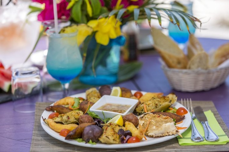Delicious Food at St. Martin/St. Maarten Destination Wedding planned by Ontario Wedding Planner - My Wedding Away