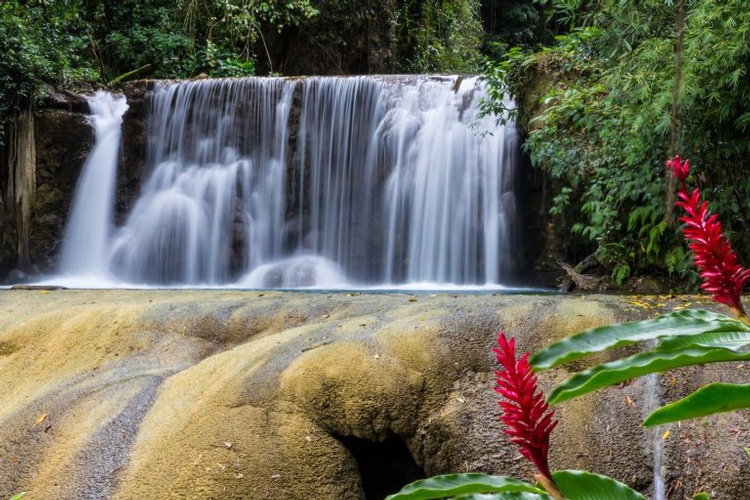 waterfall in Jamaica 