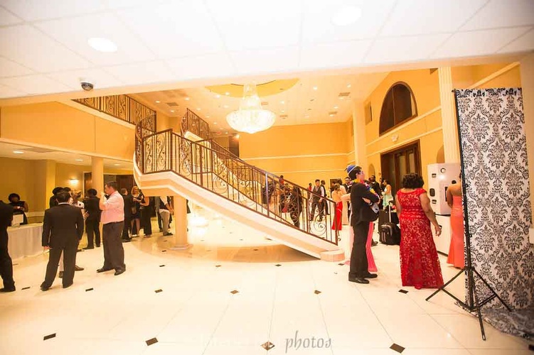 Prom attendees dressed in formal attire captured by Houston Event Planning