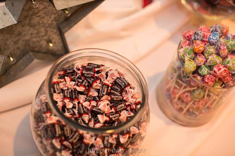 Bowls filled with candy for students at the prom organized by Houston Event Planning