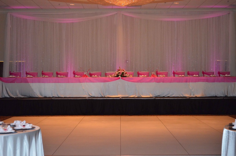 Quinceañera gift table with decorations and presents for the young woman planned by Houston Event Planning