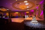 Wedding reception with tables and chairs set up done by Houston Event Planning