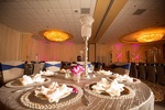 Wedding table setting with floral design done by Houston Event Planning