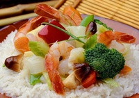 Shrimp Fried Rice - Joe Robbins Professional Food Photography in Houston