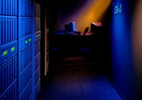 Computer Network room captured by Houston Photographer Joe Robbins
