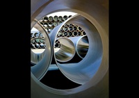Pipe Storage Warehouse - Commercial Photography Services by Joe Robbins in Houston TX